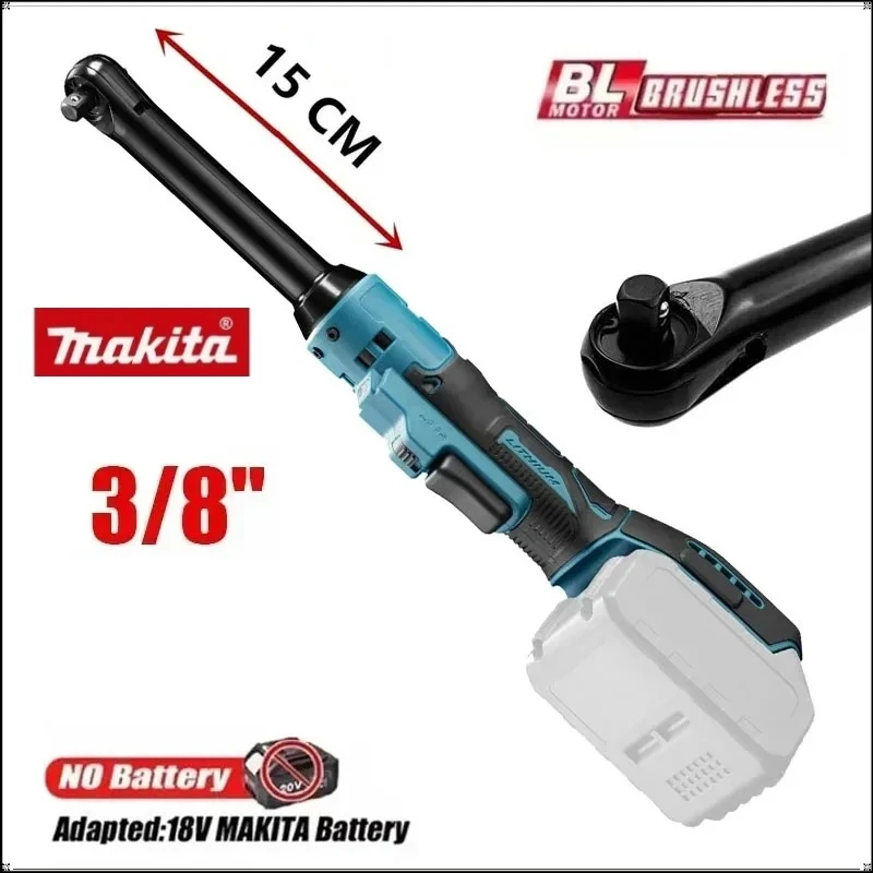 

Makita 18V Electric Ratchet Wrench Upgraded Extended Head Removal Screw Nut 220N.m 3/8" Cordless Driver Power Tools