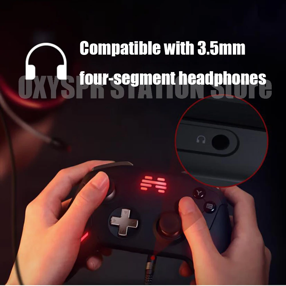 Original Betop Zeus Gamepad BTP-T6การสั่นสะเทือนSomatosensory Game ControllerสำหรับN-Switch Steam Mechanical Gamepad