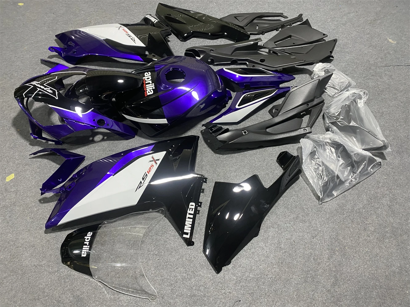 4Gifts New ABS Fairings Kit Fit For Aprilia RS 125 rs125 06 07 08 09 10 11 2006 2007 2008 2009 2010 2011 Bodywork Set Purple