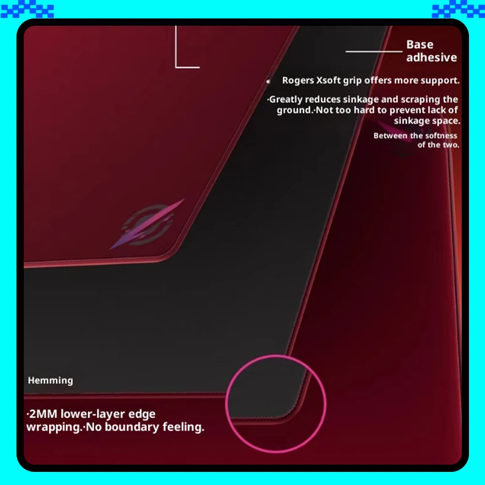 Pozy Yun Mousepad FPS Smooth And Controlled Mouse Pad XSoft PORON Primer Moistureproof  For CSGO APEX Valorant Pc Accessories