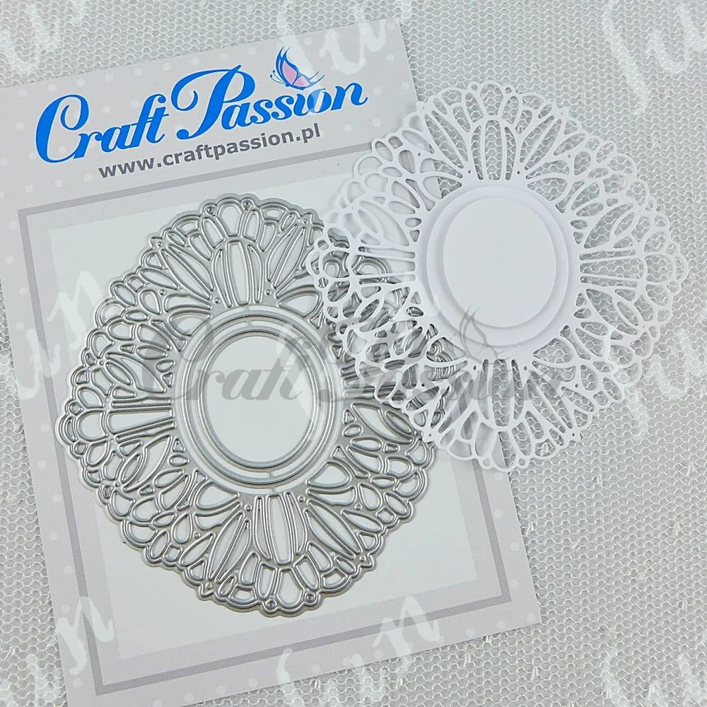 

New Oval Doily Lace Metal Cutting Dies DIY Scrapbooking Photo Album Decorative Embossing Paper Card Crafts Die