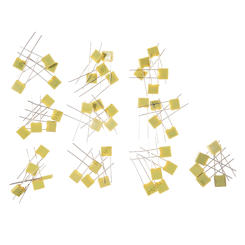 5 Waarden * 10 Stuks = 50 Stuks Correctie Condensator Pakket Kit 100V 102j 152j 332j 472j 103j 333j 473j 473j 104j 224j 474j 474j