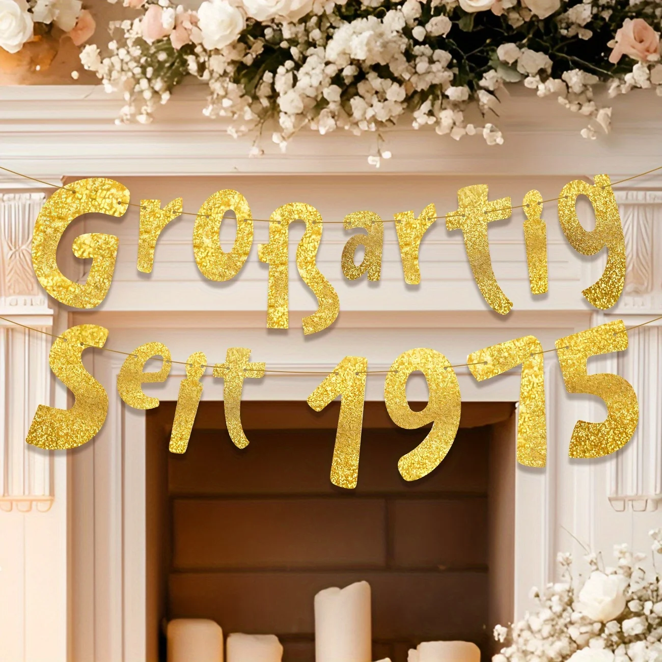 Glitzerbanner Mit A…