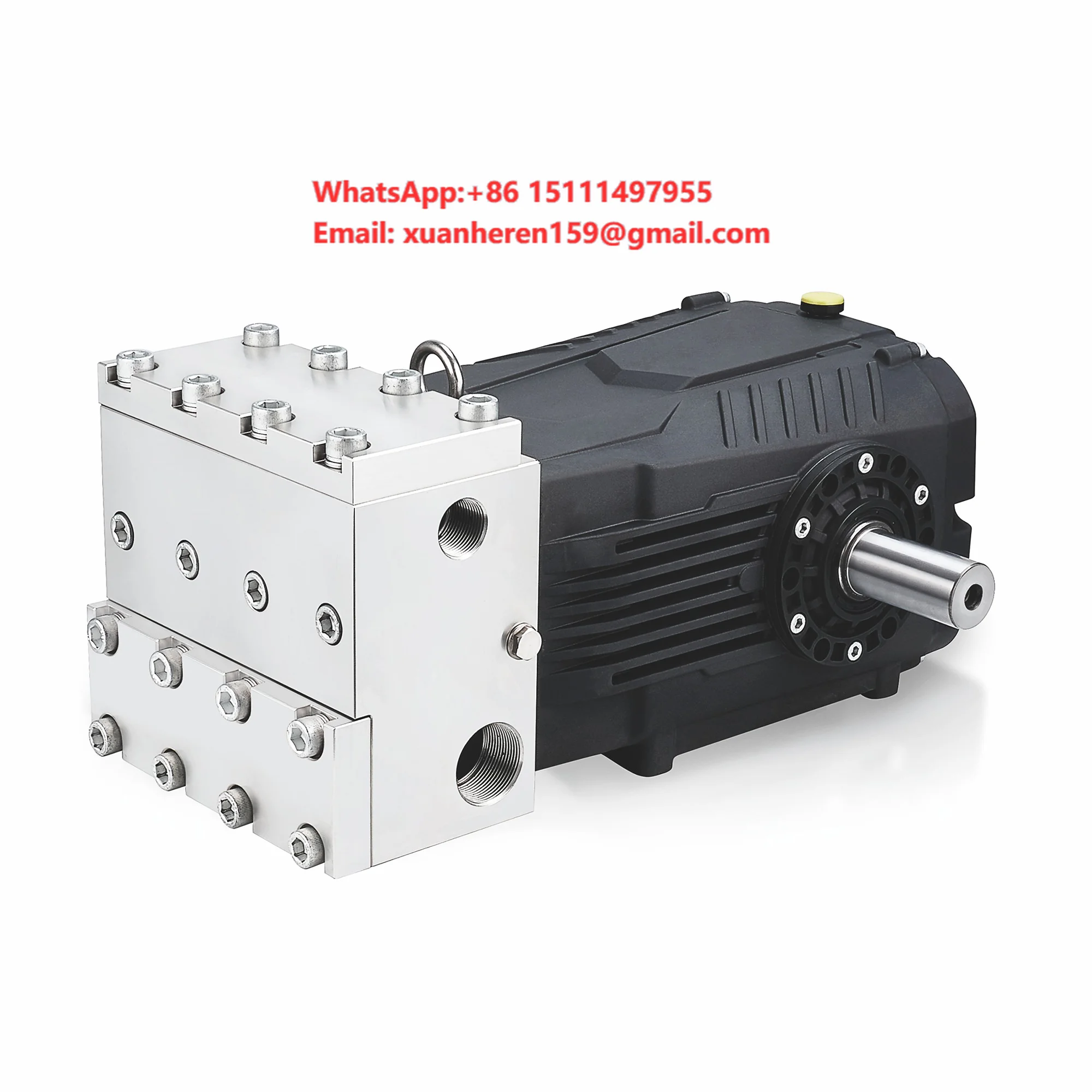 Ultra High-Pressure 96LPM to 120LPM Triplex Plunger Water Pump Stainless Steel Industrial Clean Water Piston Pump