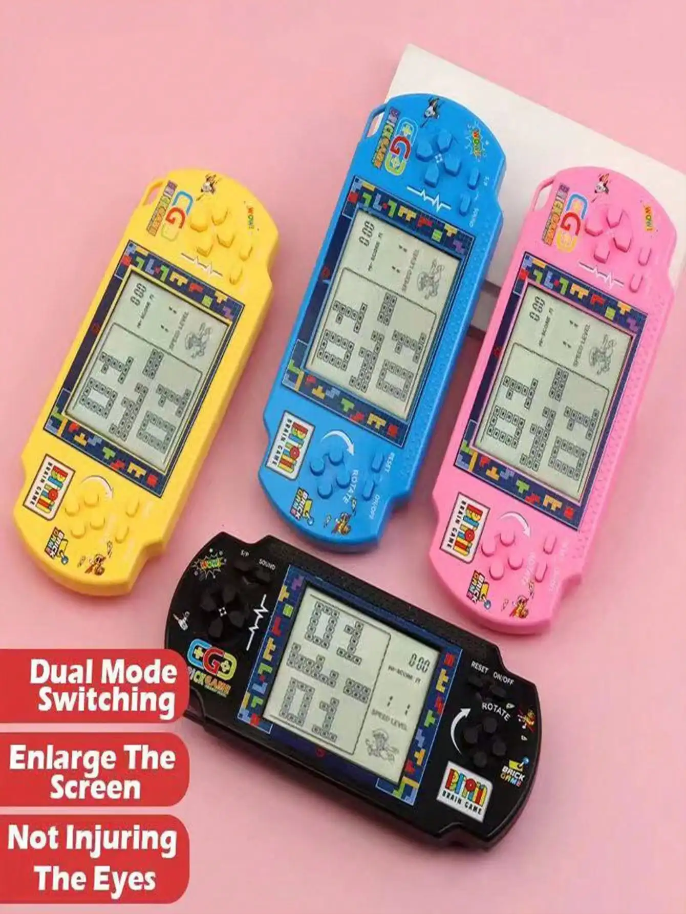 

5.5inch Screen 23-Category Game Handheld PSP Tetris Game Console Toys For Kids Children Pocket Game Console Battery Not Included