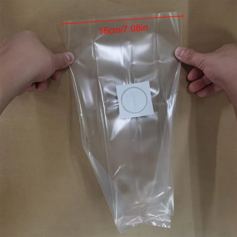 Substrato de bagas de centeio, Cogumelo crescendo Spawn Bag, Cogumelo Spawn crescer saco, Alta temperatura, pré selável, novo, 100pcs