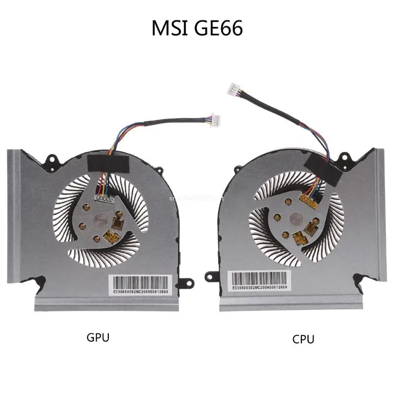 

Laptop Cooling Fan for MSI GE66 GP66 GL66 Series 5V 1A 4 pin 4-wire PABD08008SH DropShipping