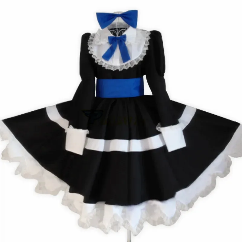 

Panty and Garterbelt Heroine Anarchy Stocking Cosplay Black Dress Costume with Stockingsc;8,k'5;h.