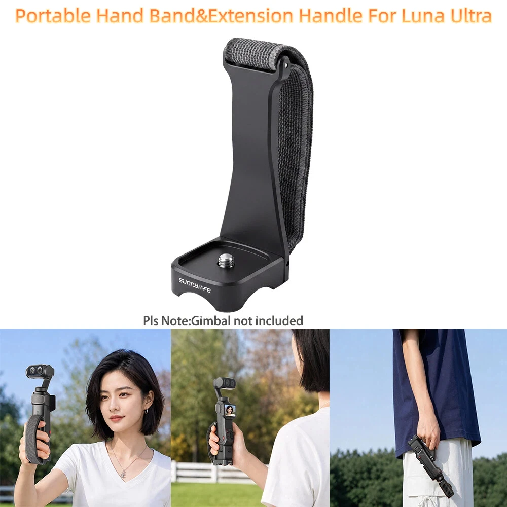 Hand Grip Wrist Strap For Insta360 Luna Ultra Portable Extension Handle For Luna Ultra Vlog Shooting Gimbal Accessories