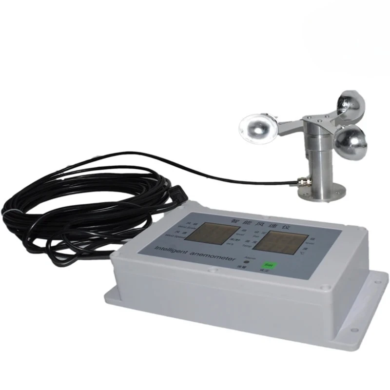 

1pc The Tower Crane Tower Crane [Special] Anemometer Temperature Wind Anemometer Weather Construction Body Cup Anemometer