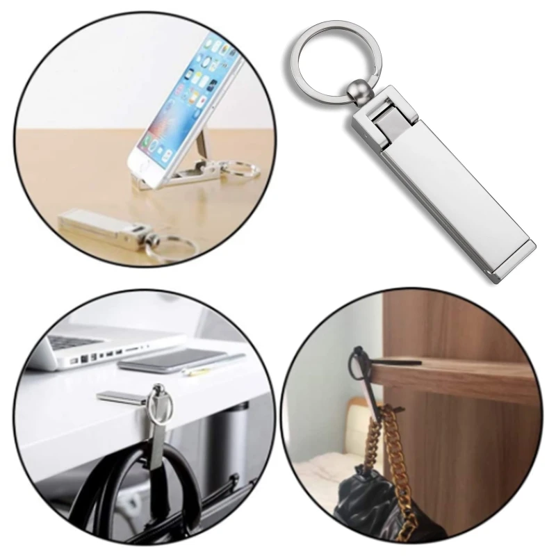 Handbag Hook Holder Foldable Stylish Hanging Hooks for Table Desk Phone Holder Foldable Hanger Carrying Weight 4kg Hook