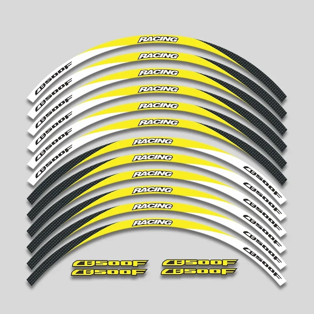 motorcycle accessories Wheels Sticker Tape Rim Tire Decorative Decals Set Reflective Stripe For Honda CB500F CB 500 f 500F