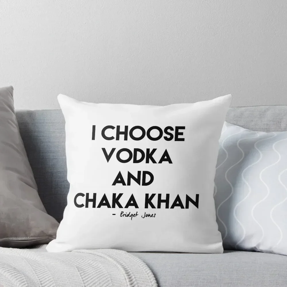 

Vodka & Chaka Khan Throw Pillow Pillow Case Christmas New year christmas ornaments 2025 Sofas Covers pillow