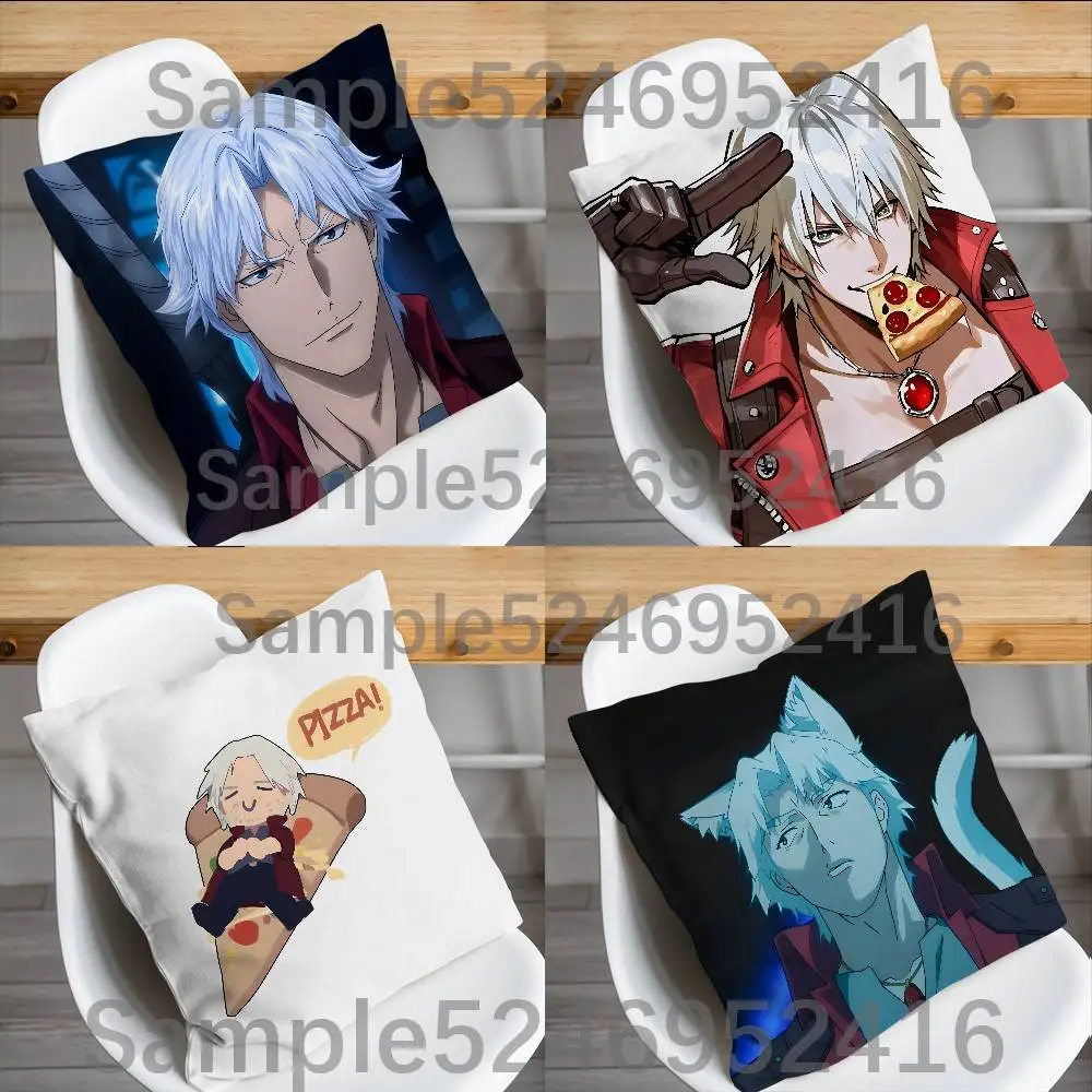

D-Dante D-Devil May Cry 5 DMC5 Pillow Case Cover Square Sofa With For Pattern Comfortable Cushion suitable Of Room