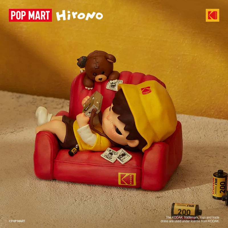 POP MAR Hirono Kodak Click Figure Series  Blind Box Guess Bag Desktop Decoration Cute Model Gift Blind Bag Toys
