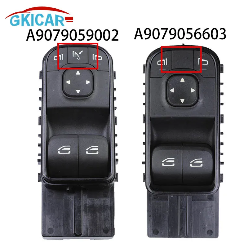 

ODIDIO A9079056603 A9079059002 Master Power Window Switch 9079056603 9079059002 For 2018- 2021 Mercedes Benz Sprinter 3500 XD