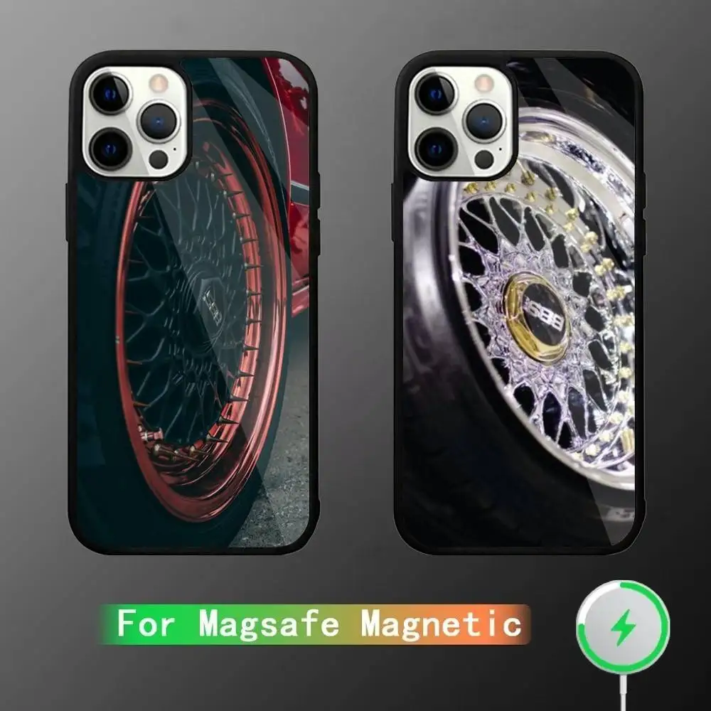 

Bbs-S car wheels Phone Case For iPhone 17,16,15,14,13,12,11,Pro,Max,Plus,Mini,SE4,E Magnetic Magsafe Wireless Charging