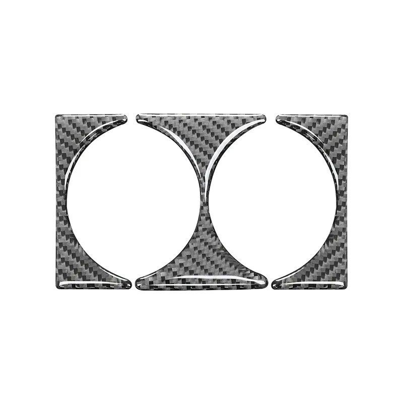 

For BMW 3 Series E46 1997-2004 Carbon Fiber Car Center Console Water Cup Holder Panel Trim Frame Decoration Interior Sticker