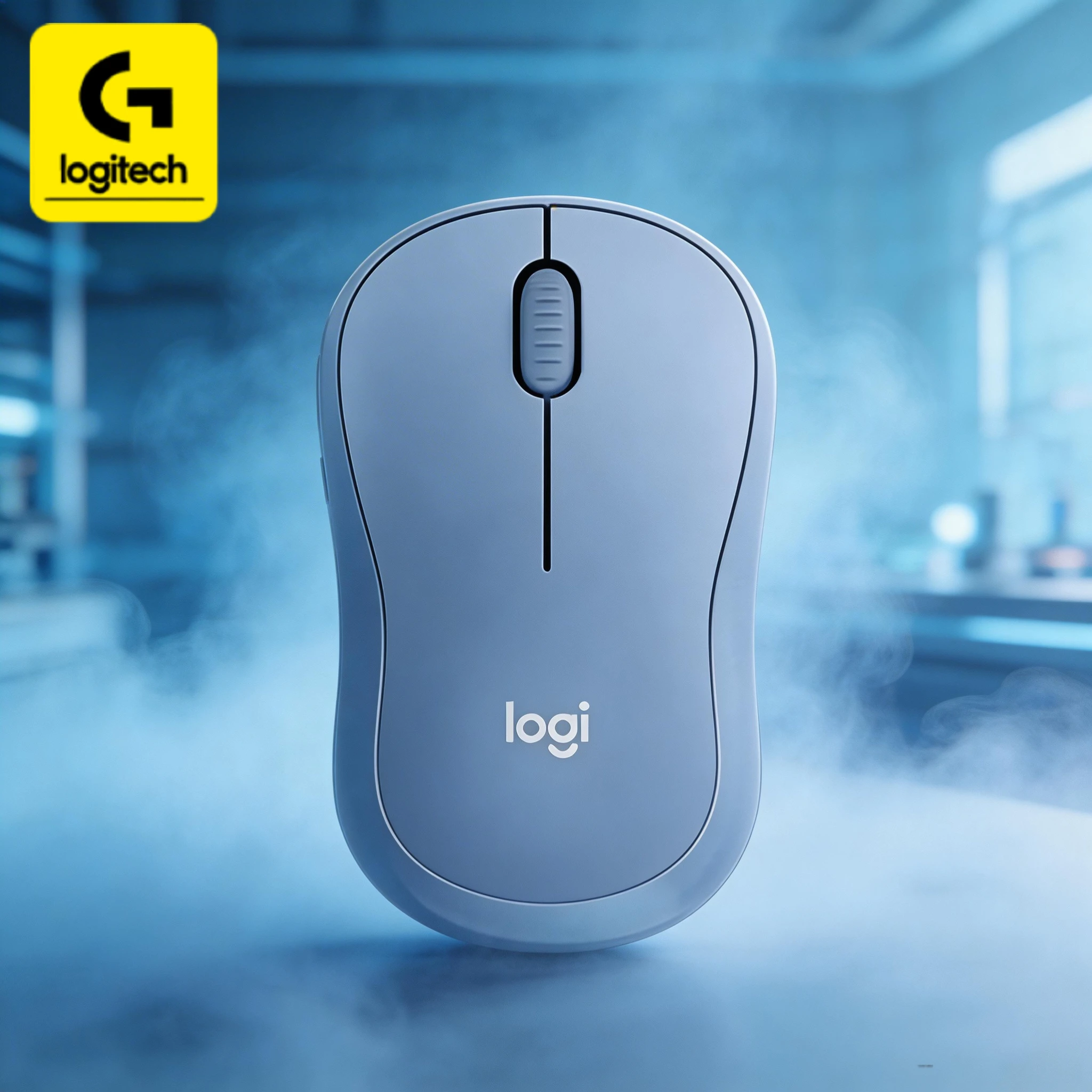 

【High-Quality Silent】Logitech M221 Wireless Mouse, from the Master Series, featuring Bluetooth charging dual-mode for convenient