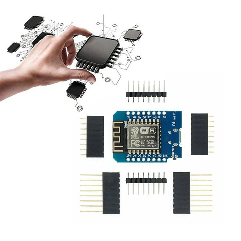 1 шт. для D1 Mini Wifi Nodemcu Lua макетная плата Blue ESP8266 WLAN Wi-Fi Интернет-модуль для Wemos D1 Mini