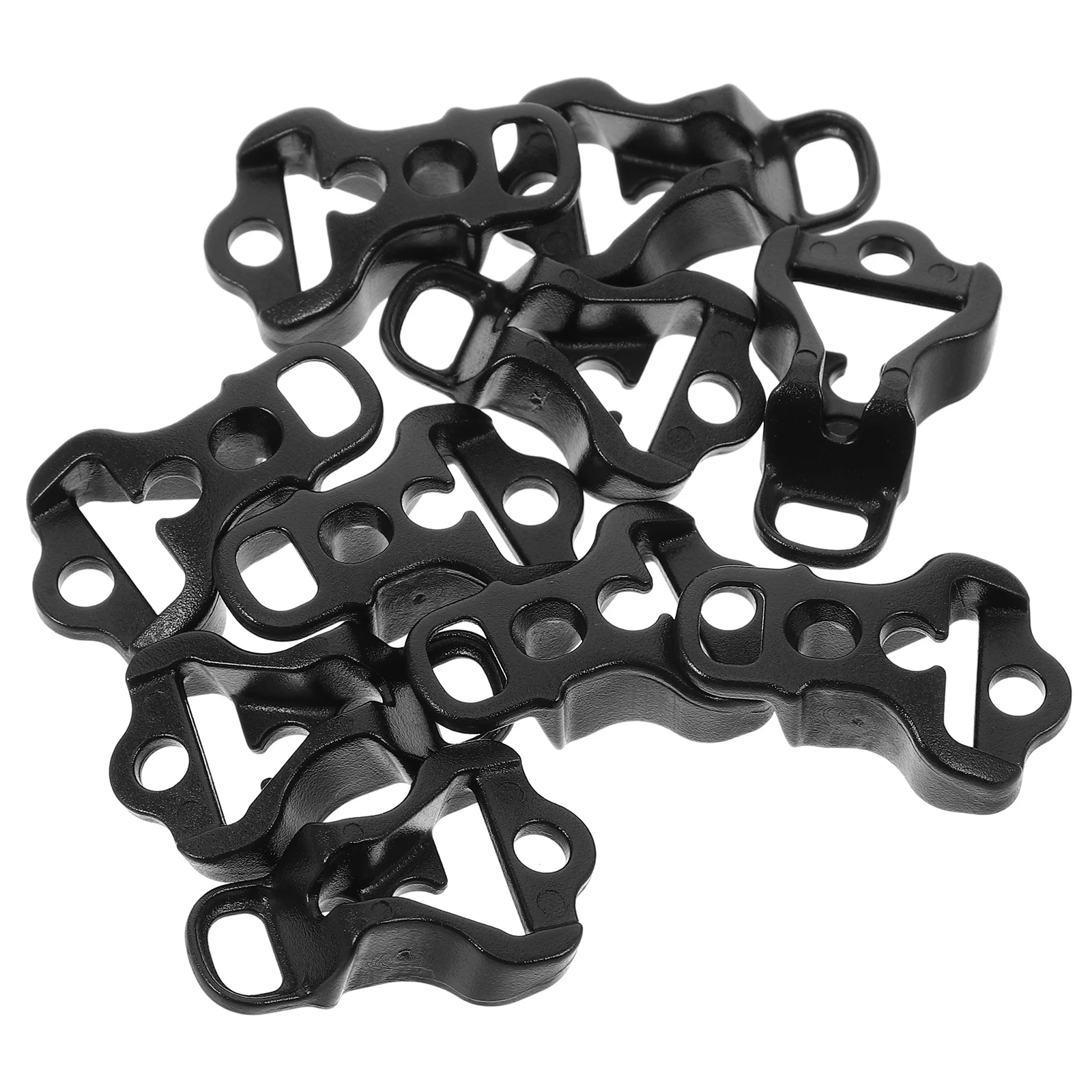 

10 Pcs Tent Wind Rope Plastic Fasteners Outdoor Buckles Camping Supplies Fix Necessity Cord Tighteners