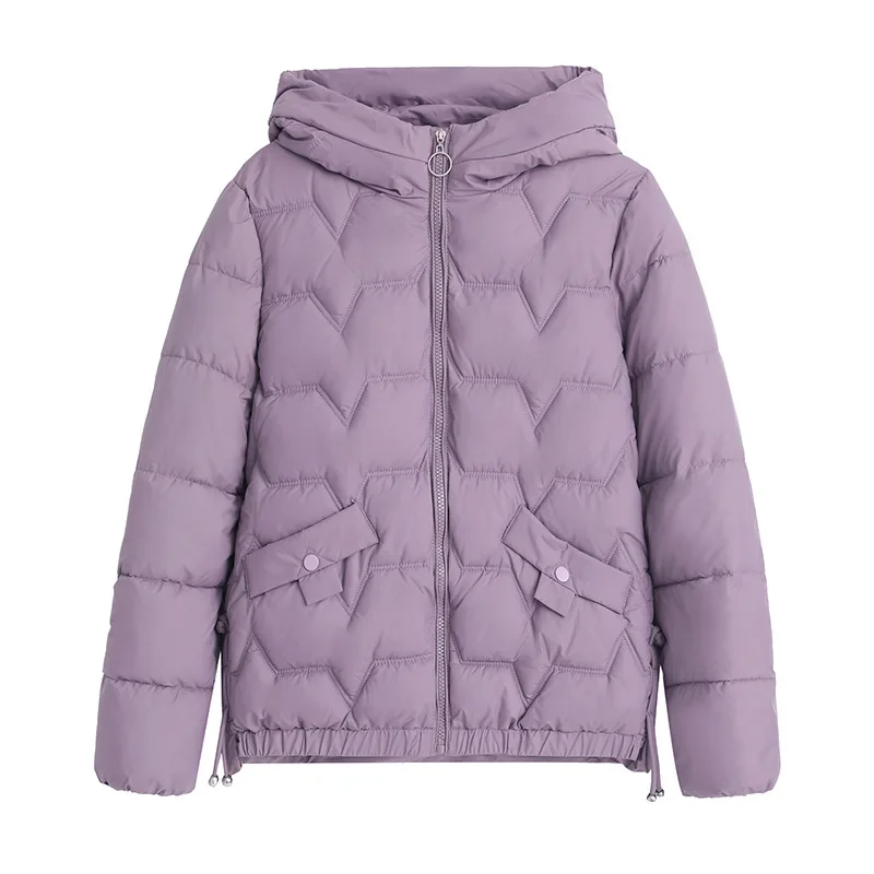 Down Cotton-Padded Jacket Women\'s Winter New Coat Korean  Fashion Top-Grade Lady Keep Warm Thicken Cotton-Padded Clothes