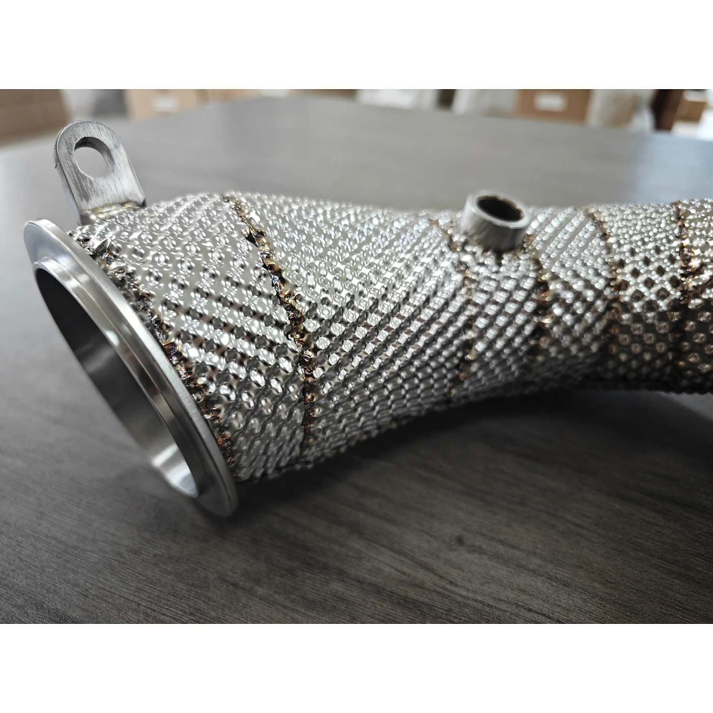 أنبوب عادم AKS Heatshield النازل لنظام رأس العادم BMW G30 550i #4