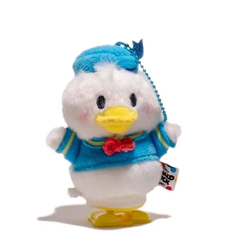 Porte-clés en peluche Disney Donald Duck Daisy Duck, 10Cm, ornements suspendus pour sac à dos, décoration de bureau dans le véhicule, cadeau d'anniversaire pour Couple