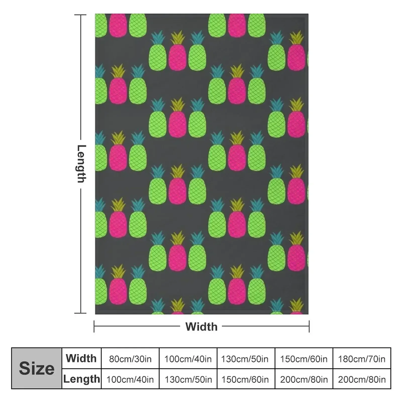 New pineapple Throw Blanket Thins funny gift Decorative Beds Blankets For Sofas Blankets