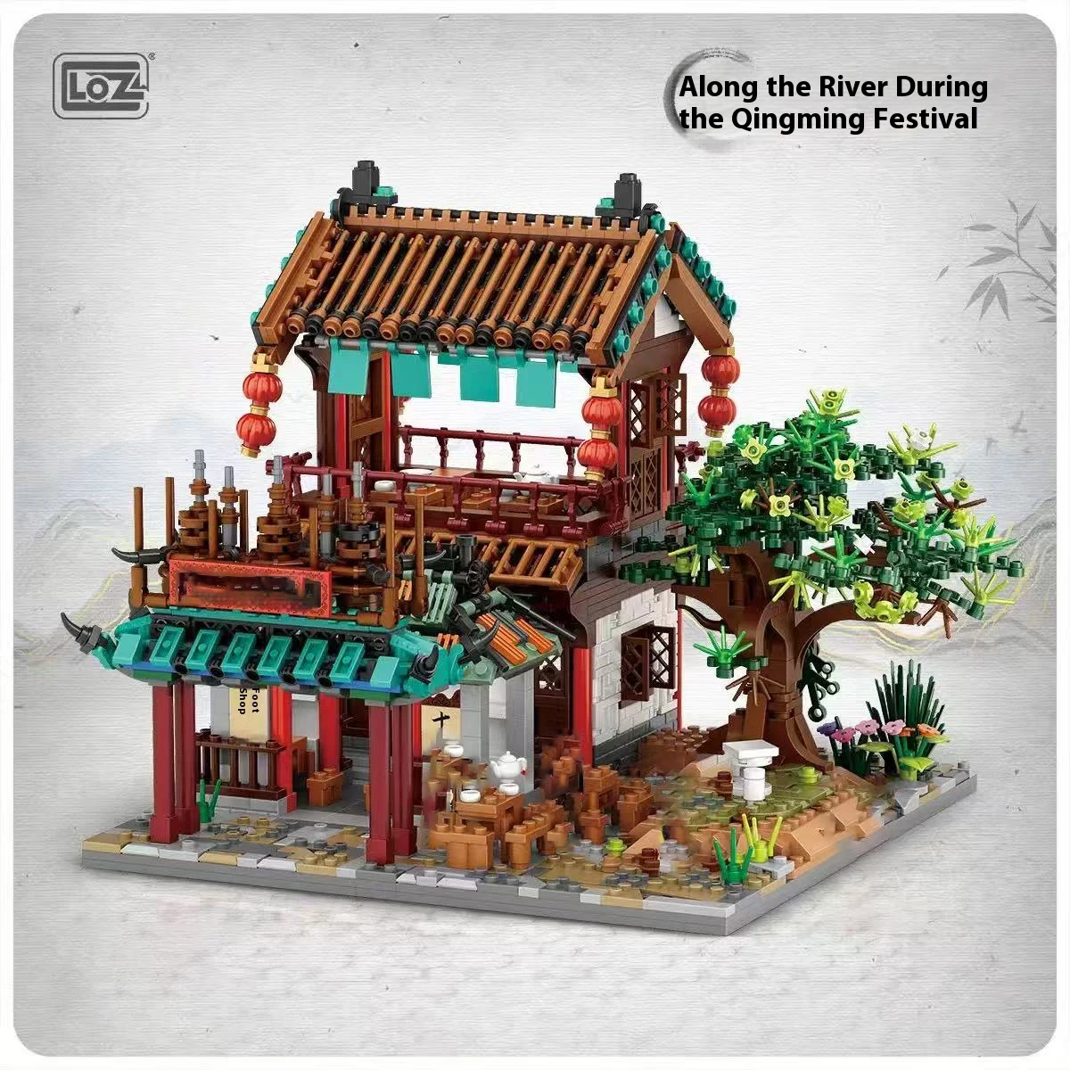 

LOZ DIY архитектурная модель настольные украшения, строительные блоки, серия уличных сцен, креативные игрушки, детские праздничные подарки