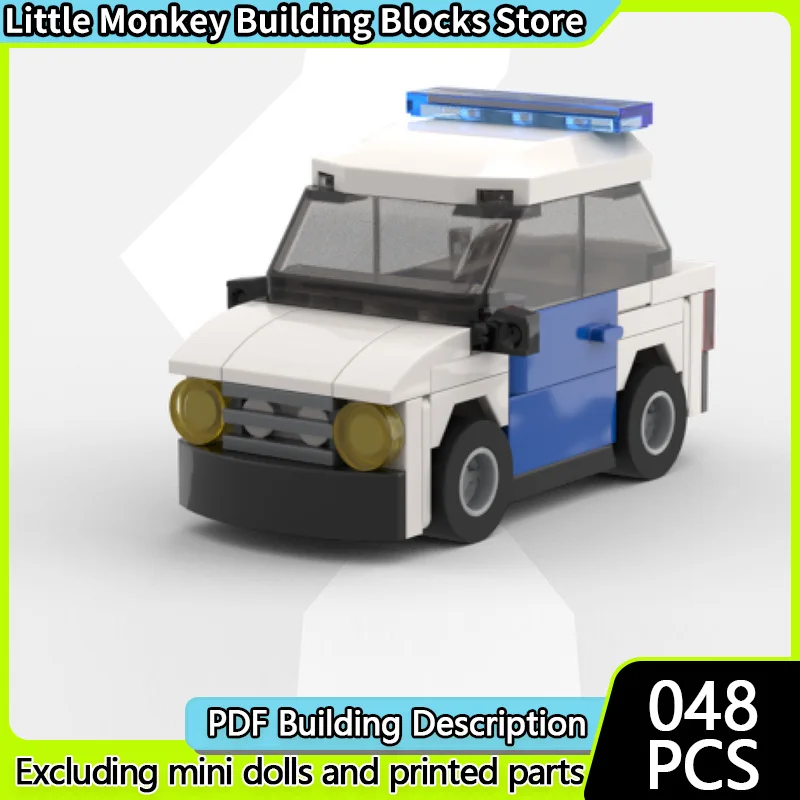 

Конструктор MOC: Городской полицейский седан (модель) – Современный модульный набор для сборки, развивающая игрушка для детей, отличный подарок на праздники