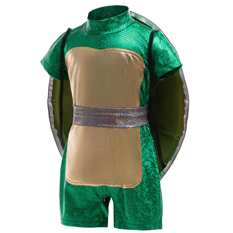 Child's Teenage Mutant Ninja Turtles Raphael Costume Jumpsuit, Shell for Halloween Cosplay Costumes