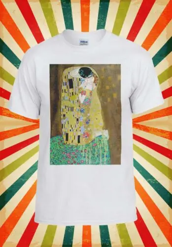 The Kiss Gustav Klimt Oil Painting Men Women Vest Tank Top Unisex T Shirt 1723