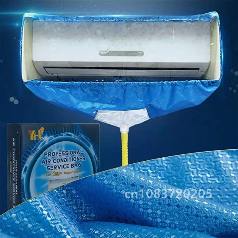 

2024 New Air Conditioning Cover Washing Wall Mounted Air Conditioner Cleaning Protective Dust Cover Clean Tool Tightening belt