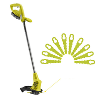 OLTRE-1 Set For Ryobi Trimming Head With Plastic Blade RAC155 Plastic Spare Blade Lawn Mower