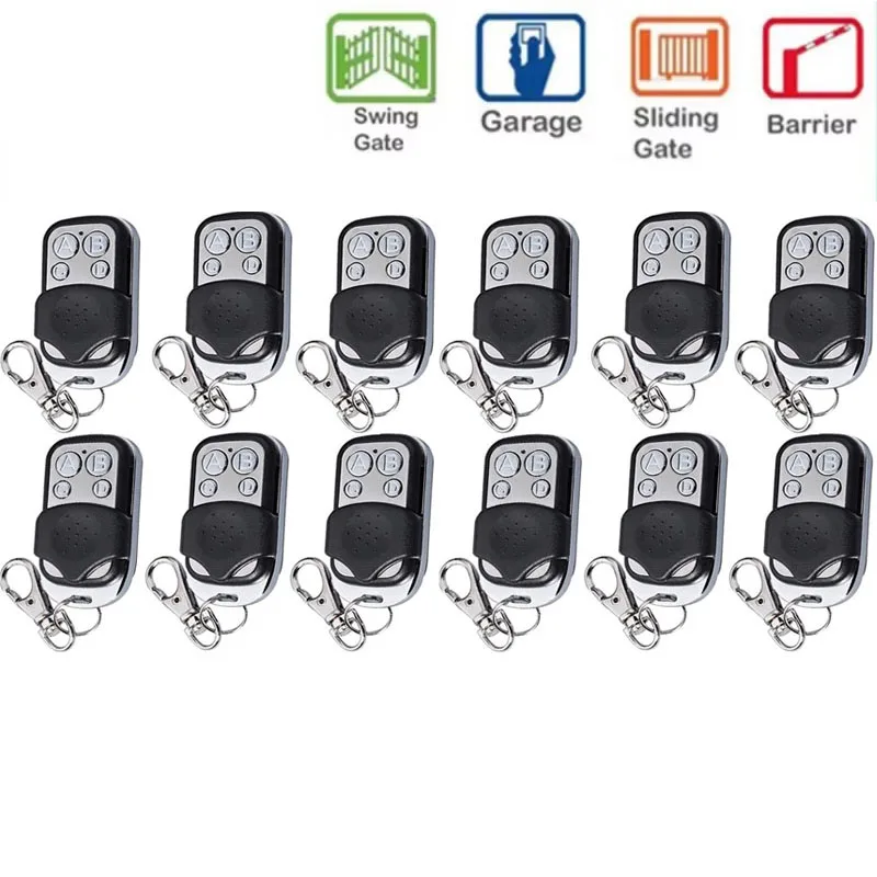 

1/6/12 шт., 433 МГц, пульт дистанционного управления, автомобильный ключ, открывание гаражных ворот, пульт дистанционного управления, копировальный аппарат, универсальное копирование гаража, универсальное управление