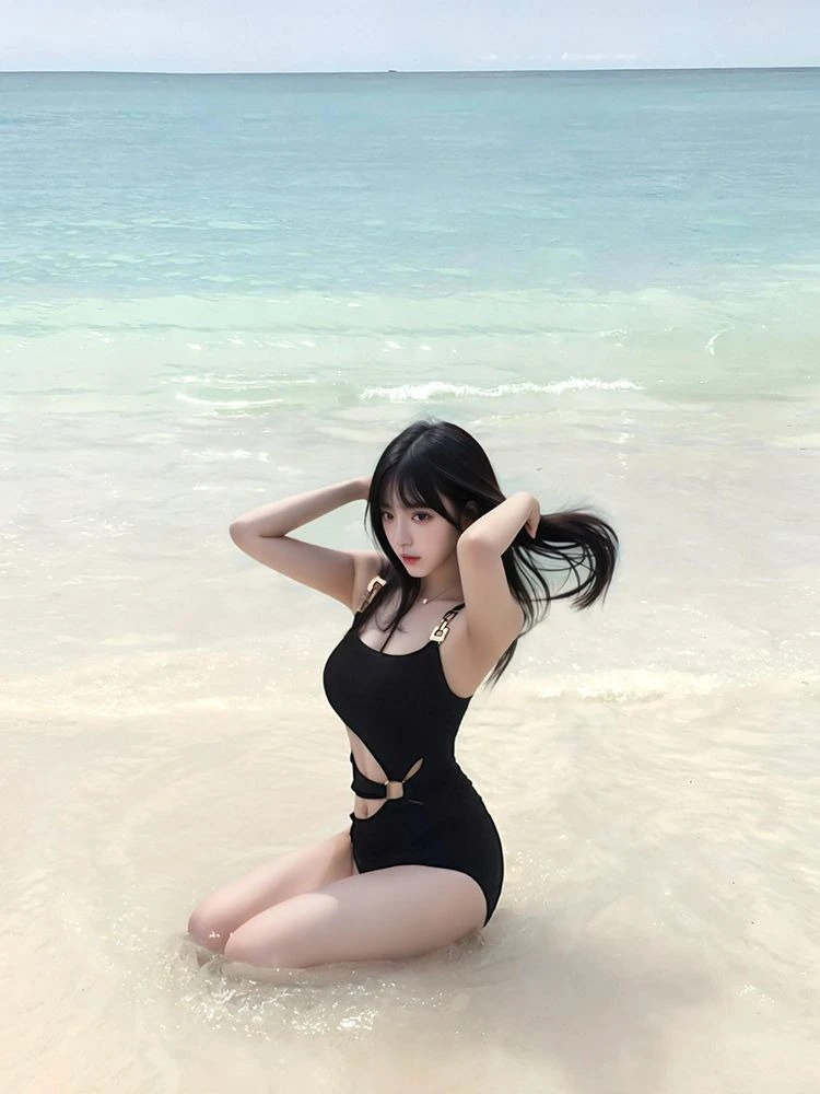 Monokini Sexy con Recortes para Mujer, Diseño Hueco a la Moda 2026, Traje de Baño para Vacaciones en la Playa, Elegante Ropa de Spa y Resort, Traje de Baño de Verano