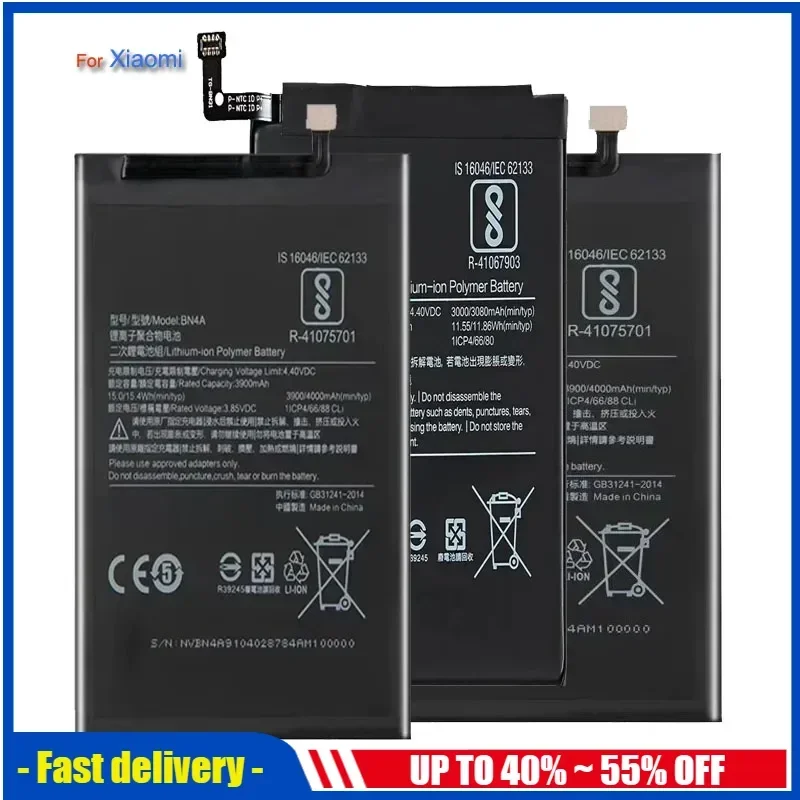 Tablet Replacement Battery miPad BM60 BM61 BM62 BN60 BN80 pad Battery For Xiaomi mi Pad 1 2 3 4 Plus Pad1 Pad2 Pad3 Pad4 Plus