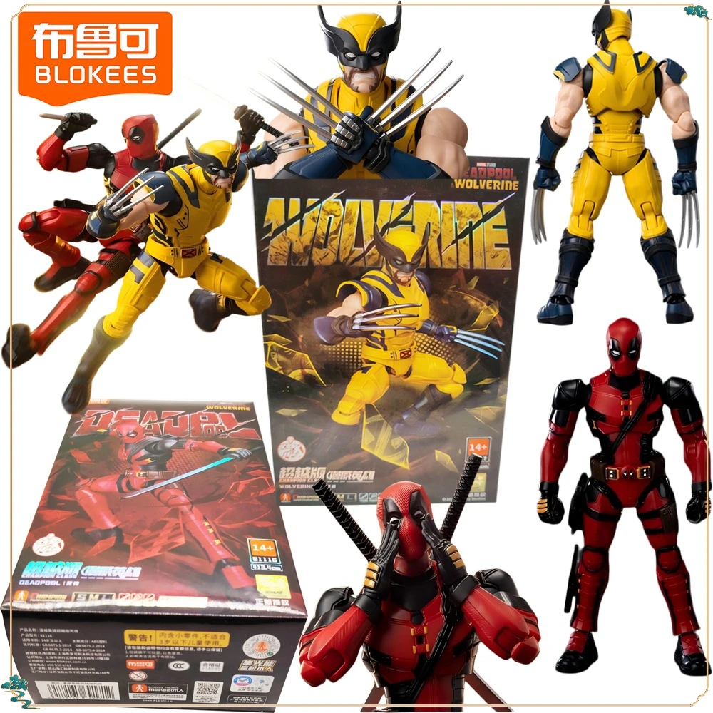 

New BLOKEES Marvel Champion Class Series Action Figures Adorable Peripheral Collect Movable Model Decoration Toys Holiday Gifts