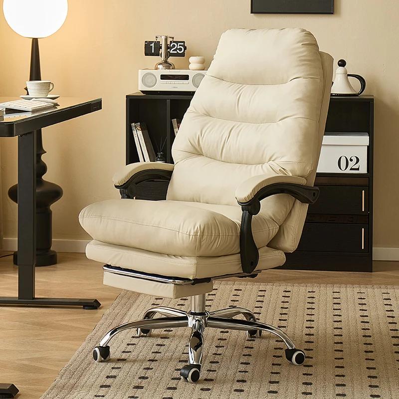 كرسي مكتب منزلي مستلق كرسي أريكة ترفيهي حديث للمكتب كرسي كمبيوتر مريح عالي الظهر لدراسة الجلوس لساعة طويلة #2
