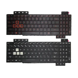 100%New US Keyboard For Asus Tuf FX80  FX86 FX95 FX505 FX504 FX705 ZX80G FZ80 FX80G GL703G English Laptop keyboard Backlit