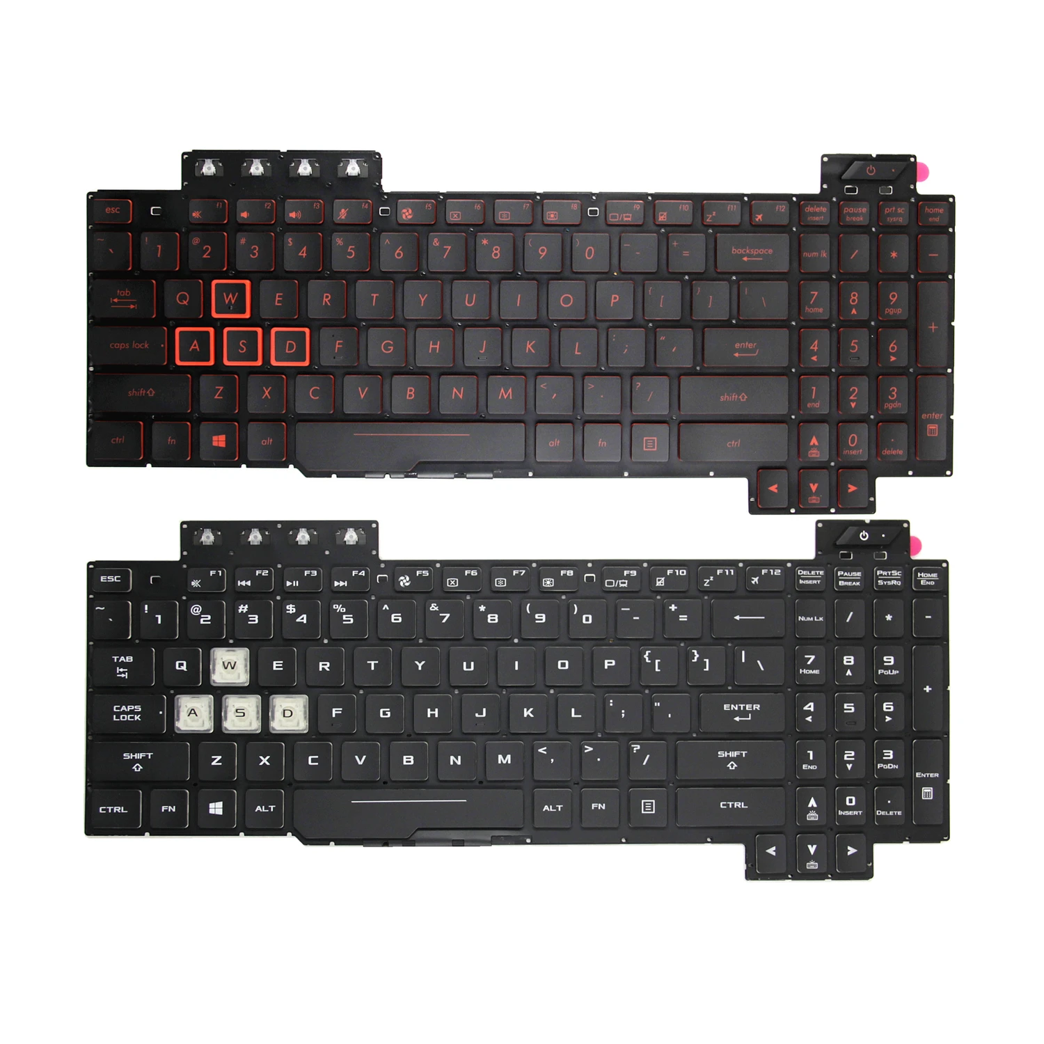 100% nowa klawiatura US/SP/RU dla Asus Tuf FX80 FX86 FX95 FX505 FX504 FX705 ZX80G FZ80 FX80G GL703G angielska klawiatura laptopa podświetlana