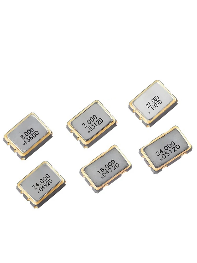 5pcs SMT crystal oscillator 5032 active 4/quad 8M/12M/16M/20M/24M/25M/26M/27M/30M/32M/40M/50M/11.0592M/12.288M/22.1184M