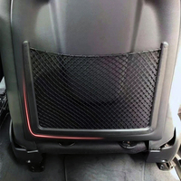 Car Interior Accessories For Audi A4 B8 A5 Q3 A3 A6 C7 Q5 B9 Q7 Rear Seat Back String Net Mesh Storage Pocket Auto Organizer