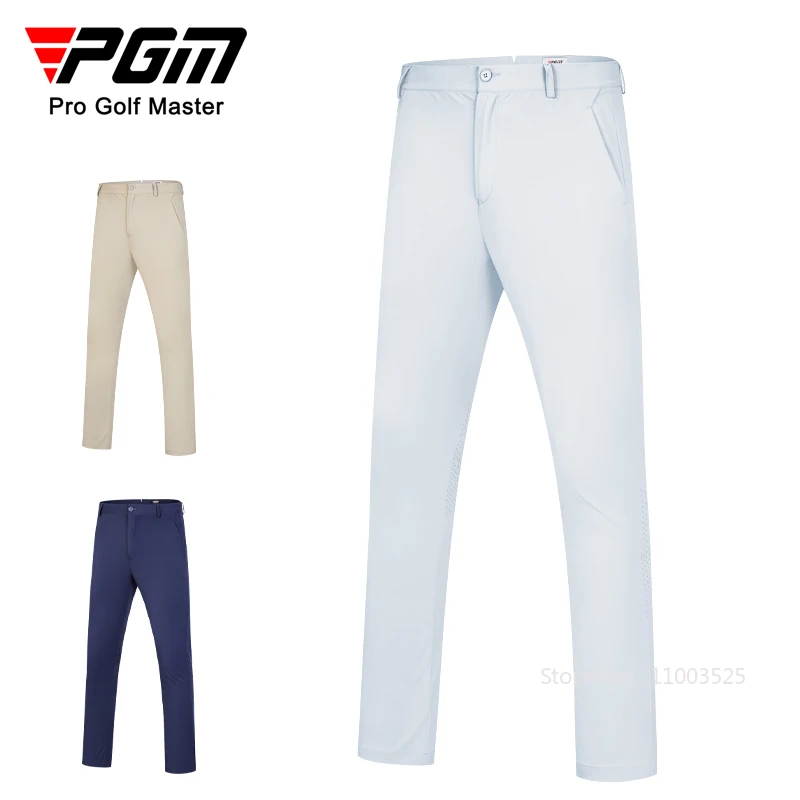 PGM New Golf Clothing Men's Pants Spring Breathable Man Golf Trousers Quick Dry Outdoor Sports Casual Pants Moisture Absorption