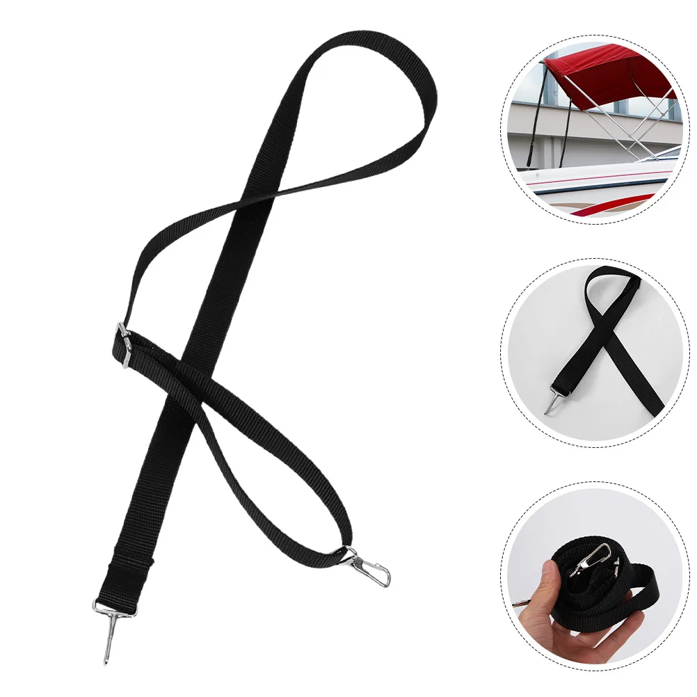 

1 Set Boat Cover Support Pole Adjustable Bungee Cords Rv Awning Pull Strap Paddle Board Carrying Strap Flat Elastic Cargo Rope
