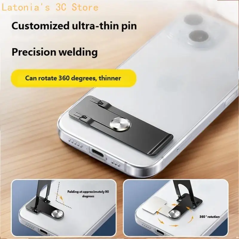 Faltbarer Telefonständer, vollständig um 360 Grad drehbar, sicheres Schloss-Design, Handy-Ständer X3UB – Detail 2