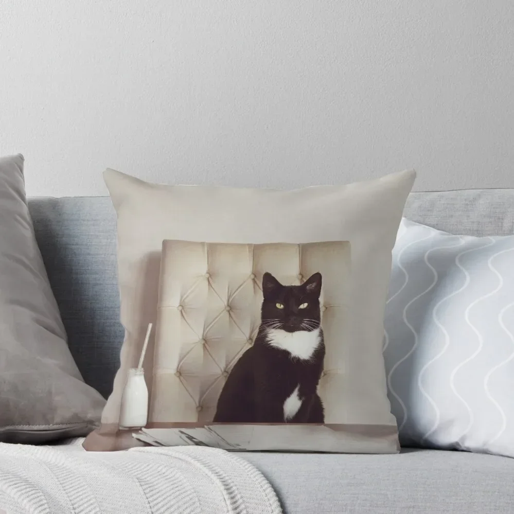 Corporate Cat Throw Pillow Christmas Throw Pillows Covers Cushions Cushion Cover Christmas Pillows Pillow