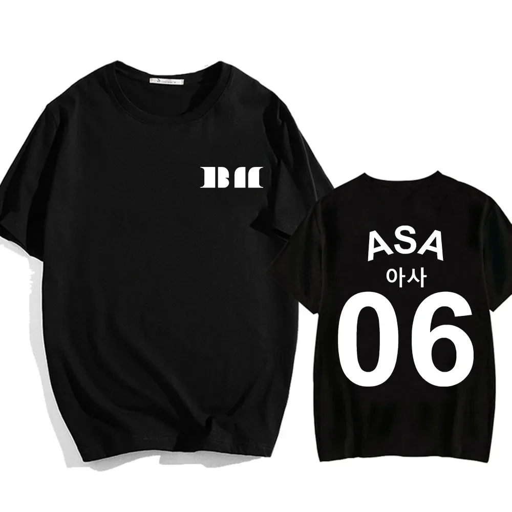 BABYMONSTER Kpop Band T-shirt ASA 06 Tees Short Sleeve Cotton Comfortable Tee-shirt Summer Casual Women/Men Tshirts Streetwear