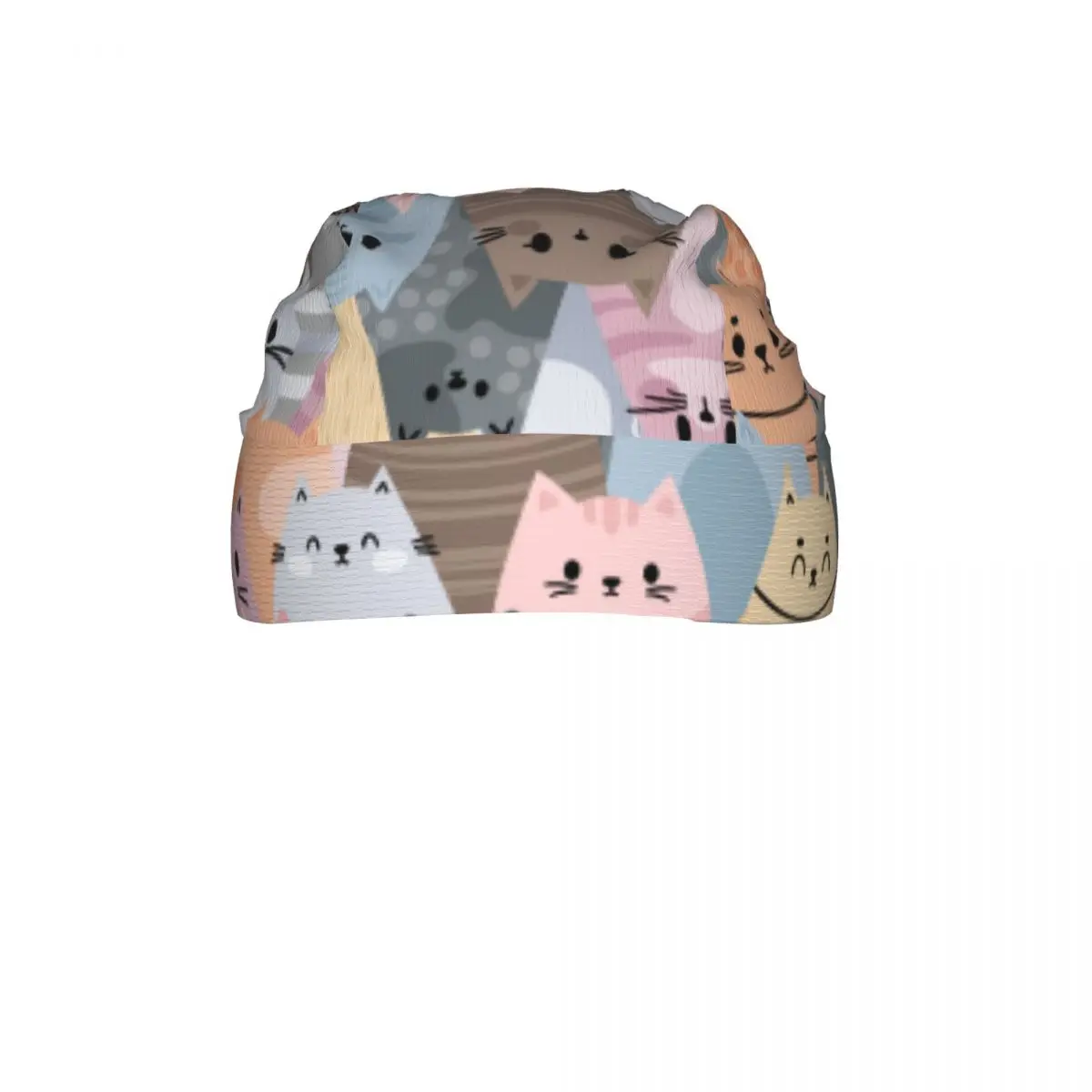 Cute Cats And Kittens Sport Running Hiking Sunscreen Hood Headwear Cycling Cap Quick Dry Pirate Hat